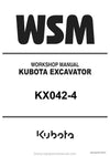 2019 Kubota KX042-4 Excavator Workshop Service Manual PDF Download (RY911-25102)