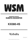 2021 Kubota KX080-4S Excavator Workshop Service Manual (RY911-24443) PDF Download