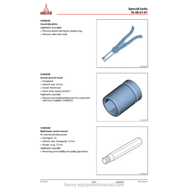 2021 Manitou TD 2.9 L4 TCD 2.9 L4 Engine Repair Manual (52734218EN) PDF
