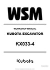 2022 Kubota KX033-4 Excavator Workshop Service Manual (RY911-24905) PDF Download