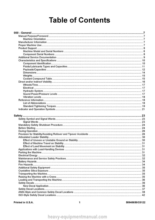 Gehl AL550 Articulated Loader (50940658-C) Service Repair Manual PDF Download