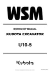 2023 Kubota U10-5 Excavator Workshop Manual (RY911-29763) PDF Download