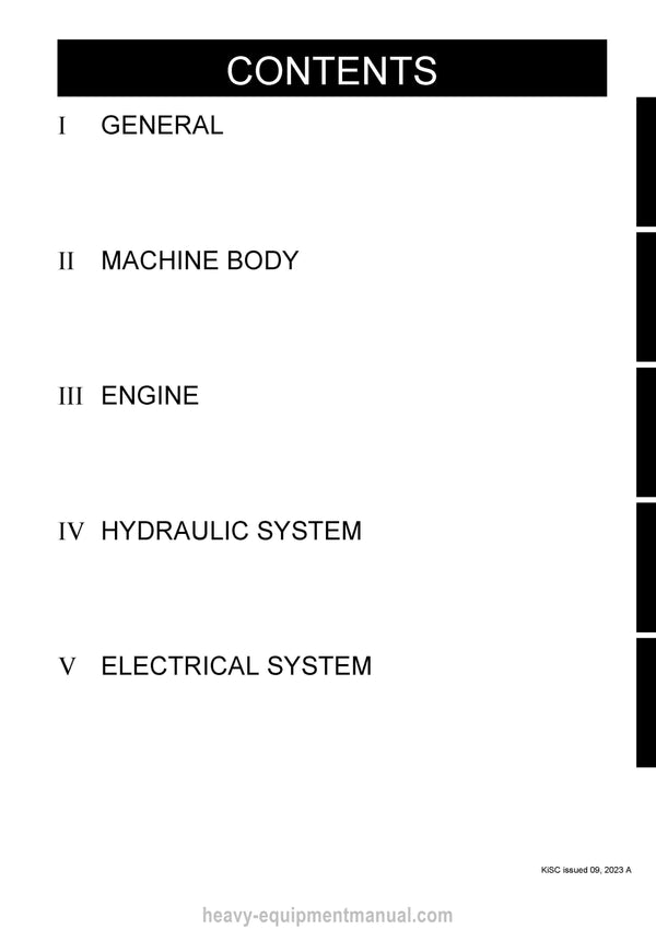 2023 Kubota KX71-3S4 Excavator Workshop Service Manual PDF (RY911-23731)