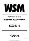 2024 Kubota KX057-5 Excavator Workshop Service Manual PDF Download (RY911-28157)