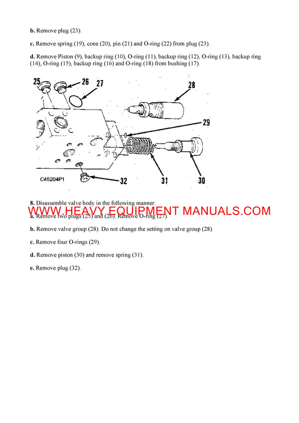 DOWNLOAD CATERPILLAR 205B EXCAVATOR SERVICE REPAIR MANUAL 5ZF