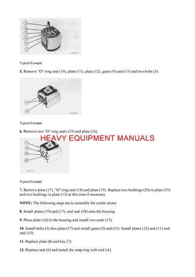 DOWNLOAD CATERPILLAR 205 EXCAVATOR SERVICE REPAIR MANUAL 3HC