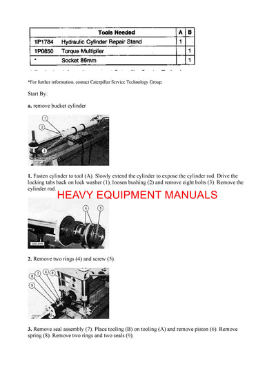 DOWNLOAD CATERPILLAR 206 EXCAVATOR SERVICE REPAIR MANUAL 3GC