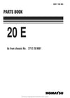 Komatsu 20E(DEU)-HANOMAG Wheel Loader Parts Manual SN 3712200001-UP