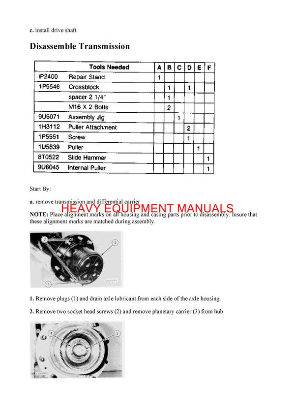 DOWNLOAD CATERPILLAR 212B EXCAVATOR SERVICE REPAIR MANUAL 3PJ