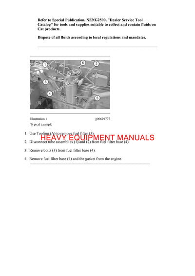 DOWNLOAD CATERPILLAR 214B EXCAVATOR SERVICE REPAIR MANUAL 4CF