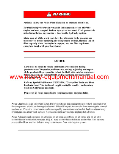 DOWNLOAD CATERPILLAR 247B MULTI TERRAIN LOADER SERVICE REPAIR MANUAL MTL