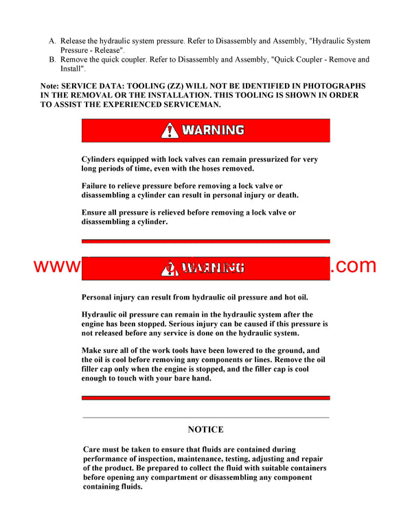 CATERPILLAR 262B SKID STEER LOADER PDT SERVICE REPAIR MANUAL