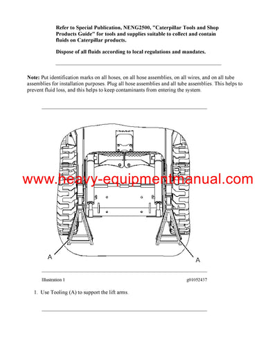 CATERPILLAR 262B SKID STEER LOADER PDT SERVICE REPAIR MANUAL