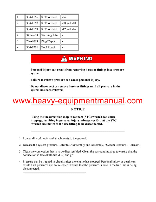 DOWNLOAD CATERPILLAR 267B MULTI TERRAIN LOADER SERVICE REPAIR MANUAL CYC