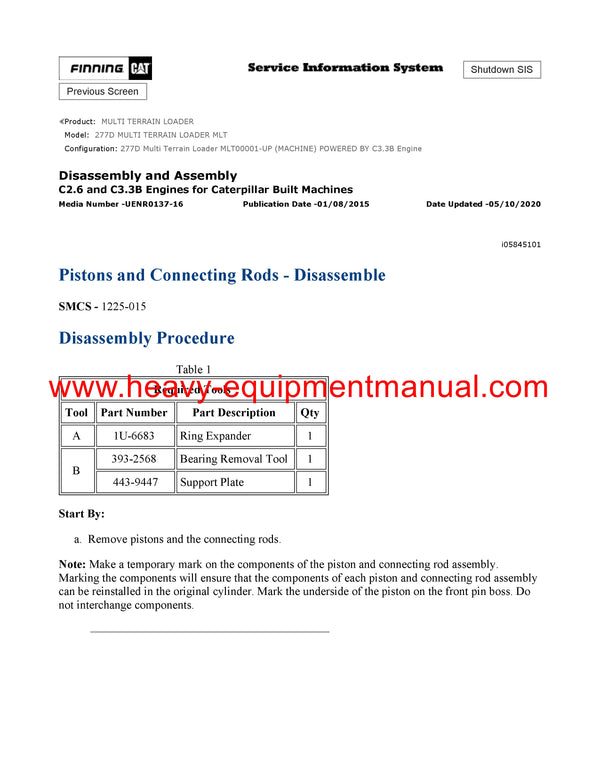 DOWNLOAD CATERPILLAR 277D MULTI TERRAIN LOADER SERVICE REPAIR MANUAL MLT