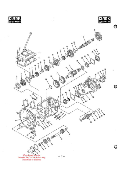 Clark 280V Transmission maintenance & service manual - PDF Download