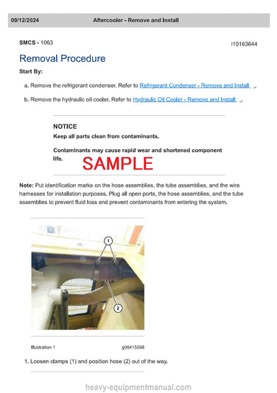 Caterpillar 730 Articulated Truck Service Manual (H6W00001-UP) PDF Download
