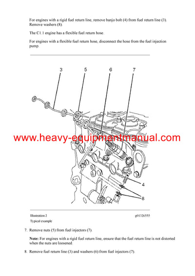 Caterpillar Cat 301.7 CR Mini Hydraulic Excavator Service Repair Manual (JH700001 and up)
