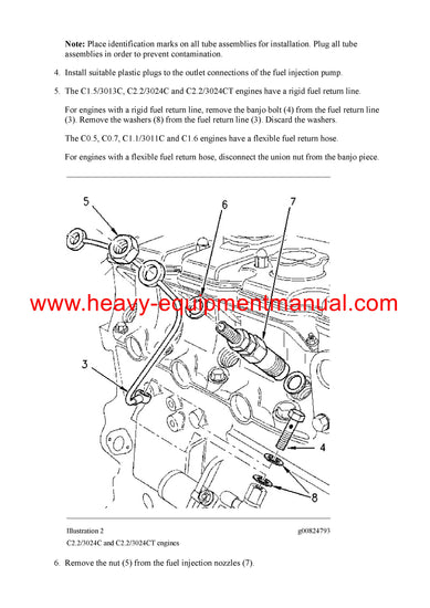 Caterpillar 3011C INDUSTRIAL ENGINE Full Complete Service Repair Manual 311