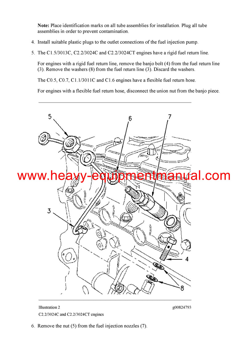 Caterpillar 3011C INDUSTRIAL ENGINE Full Complete Service Repair Manual 311