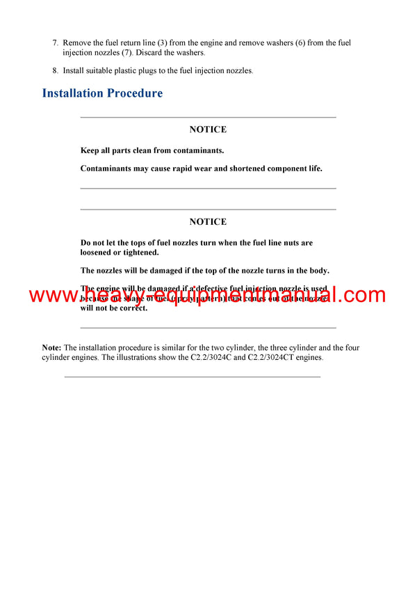 DOWNLOAD CATERPILLAR 3011C INDUSTRIAL ENGINE SERVICE REPAIR MANUAL 311