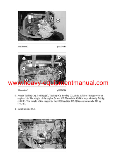 DOWNLOAD CATERPILLAR 303.5D MINI HYD EXCAVATOR SERVICE REPAIR MANUAL RHP