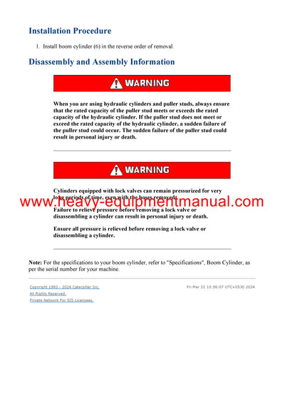 DOWNLOAD CATERPILLAR 305.5E2 CR MINI HYD EXCAVATOR SERVICE REPAIR MANUAL NC5