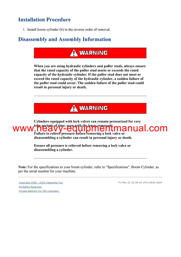 DOWNLOAD CATERPILLAR 305.5E2 CR MINI HYD EXCAVATOR SERVICE REPAIR MANUAL NC5