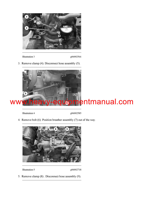 Caterpillar 305.5E2 Mini Hydraulic Excavator Full Complete Parts Manual CR51-UP