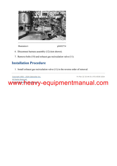 Caterpillar 305.5E2 Mini Hydraulic Excavator Full Complete Parts Manual CR51-UP