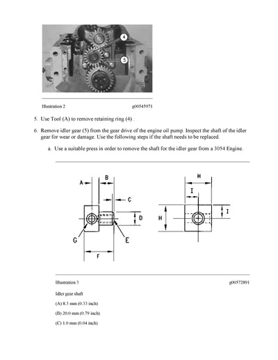 DOWNLOAD CATERPILLAR 3054 GEN SET ENGINE SERVICE REPAIR MANUAL 2PW