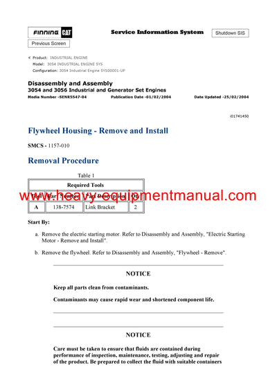 DOWNLOADCATERPILLAR 3054 INDUSTRIAL ENGINE Full Complete SERVICE REPAIR MANUAL 5YS