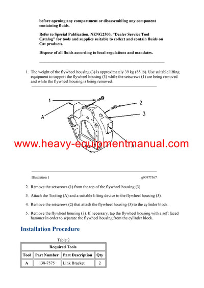 DOWNLOAD CATERPILLAR 3056E INDUSTRIAL ENGINE SERVICE REPAIR MANUAL 356