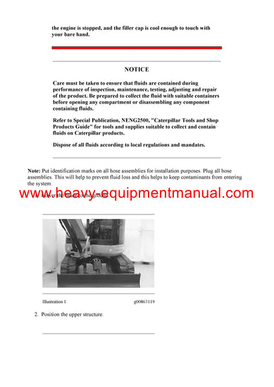 Download Caterpillar 305 MINI HYD EXCAVATOR Full Complete Service Repair Manual DGT