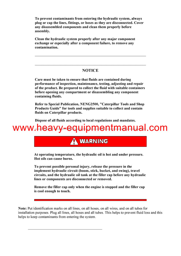 DOWNLOAD CATERPILLAR 305 MINI HYD EXCAVATOR SERVICE REPAIR MANUAL DSA