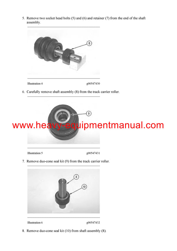 DOWNLOAD CATERPILLAR 307B MINI HYD EXCAVATOR SERVICE REPAIR MANUAL 5CW