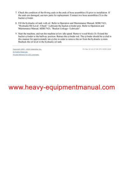 DOWNLOAD CATERPILLAR 307B MINI HYD EXCAVATOR SERVICE REPAIR MANUAL 6KZ