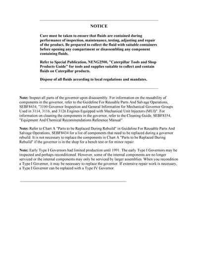 DOWNLOAD CATERPILLAR 3116 GEN SET ENGINE SERVICE REPAIR MANUAL 1NJ