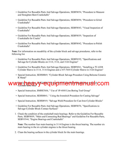 DOWNLOAD CATERPILLAR 3126 INDUSTRIAL ENGINE SERVICE REPAIR MANUAL 9ZR