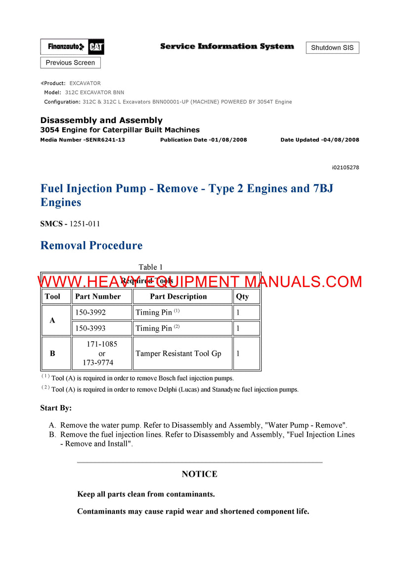 Download Caterpillar 312C EXCAVATOR Full Complete Service Repair Manual BNN