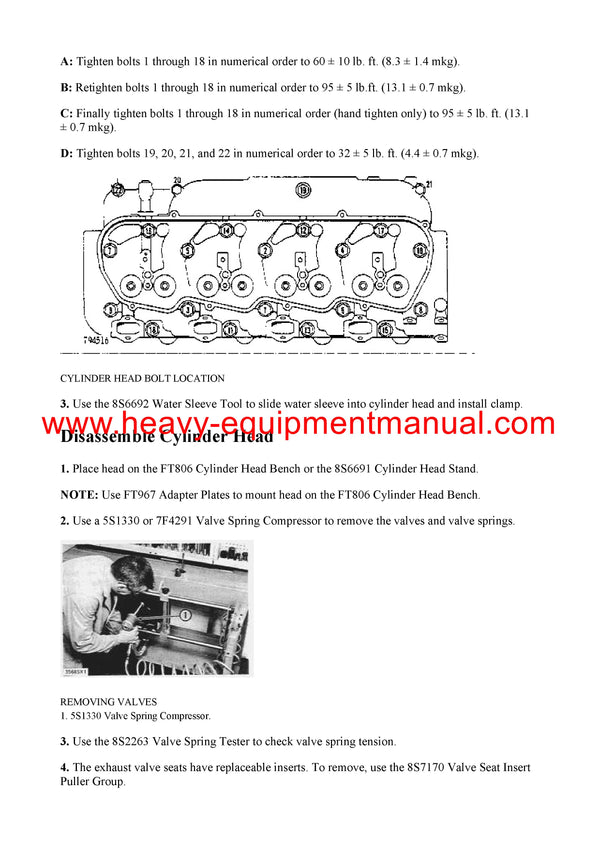 DOWNLOAD CATERPILLAR 3160 ENGINE - MACHINE SERVICE REPAIR MANUAL 98M