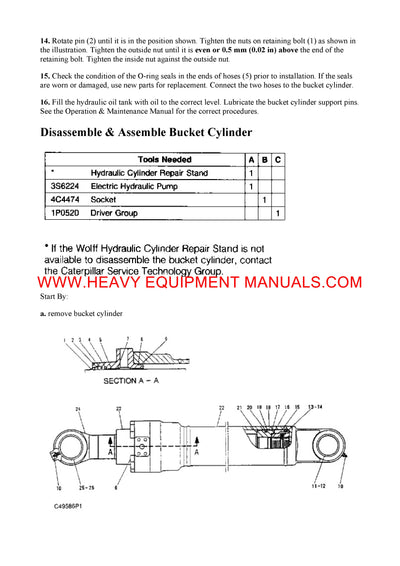 DOWNLOAD CATERPILLAR 320 EXCAVATOR SERVICE REPAIR MANUAL 8LK