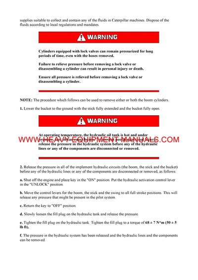 DOWNLOAD CATERPILLAR 320B L EXCAVATOR SERVICE REPAIR MANUAL 2WZ