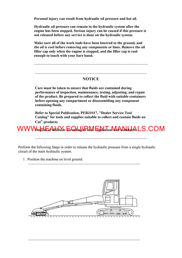 DOWNLOAD CATERPILLAR 320C FM EXCAVATOR SERVICE REPAIR MANUAL BGB