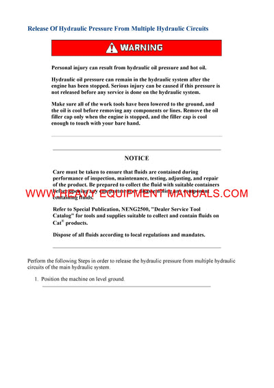 DOWNLOAD CATERPILLAR 320D2 FM EXCAVATOR SERVICE REPAIR MANUAL BW2