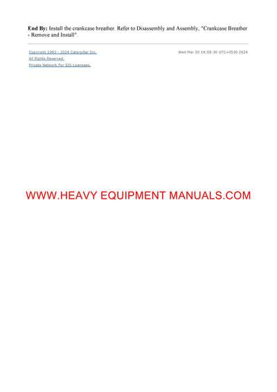 DOWNLOAD CATERPILLAR 320D LRR EXCAVATOR SERVICE REPAIR MANUAL EJT