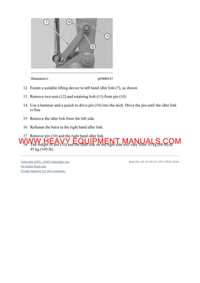 DOWNLOAD CATERPILLAR 320D LRR EXCAVATOR SERVICE REPAIR MANUAL FXK