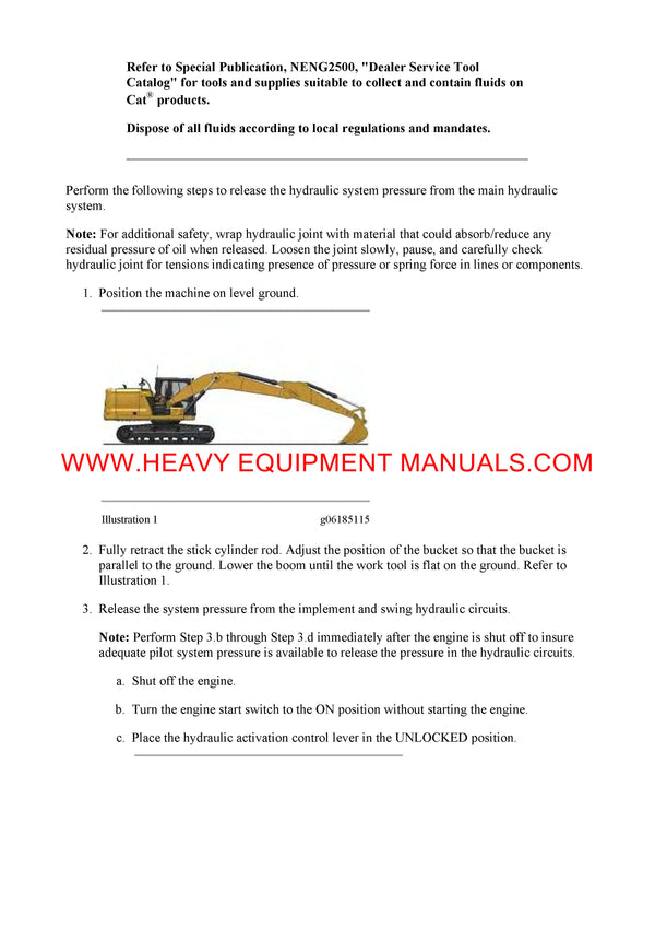 DOWNLOAD CATERPILLAR 320 EXCAVATOR SERVICE REPAIR MANUAL HEX
