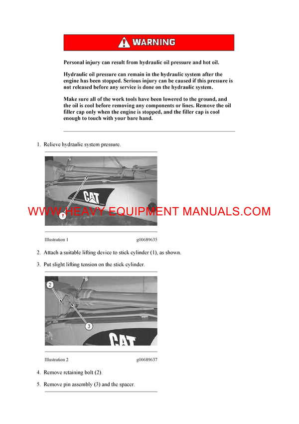 DOWNLOAD CATERPILLAR 322C EXCAVATOR SERVICE REPAIR MANUAL HEK