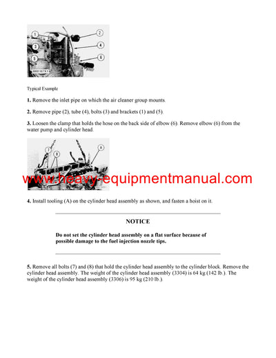 DOWNLOAD CATERPILLAR 3304B MARINE ENGINE SERVICE REPAIR MANUAL 8XL